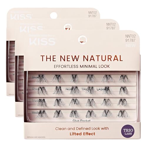 KISS Natural Lash Clusters Noir - Reusable Fake Eyelashes