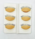 3 Pairs Silicone Eyelids for Mannequin Eyelash Extension Practice