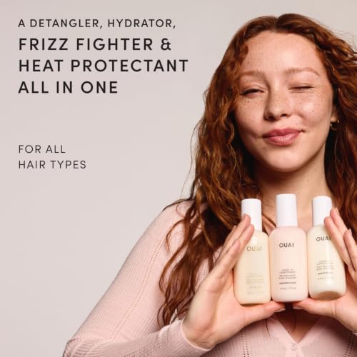OUAI Leave-In Conditioner Heat Protectant Spray 450°F