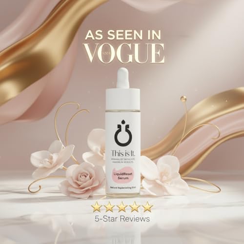 LiquidReset Serum | Natural Replenishing Elixir | Highest Grade Botanicals | Clean Beauty | Patented Ingredients | Molecular Distillation | Resets, Restores, Protects | Soothing | Anti-inflammatory |