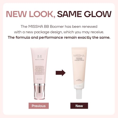 MISSHA M BB Boomer Primer - Hydrating Glow Makeup Base, 1.35oz