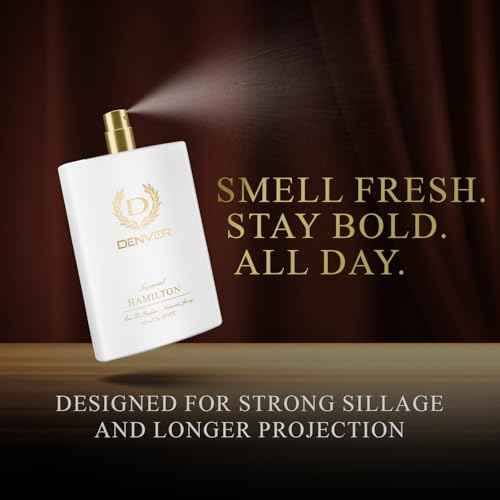 Denver Imperial Eau de Parfum for Men, 100ml | Long-Lasting Fragrance and Odor Protection | Blending Fresh Citrus, Spicy, Woody and Musky Notes for a Bold Elegant Finish