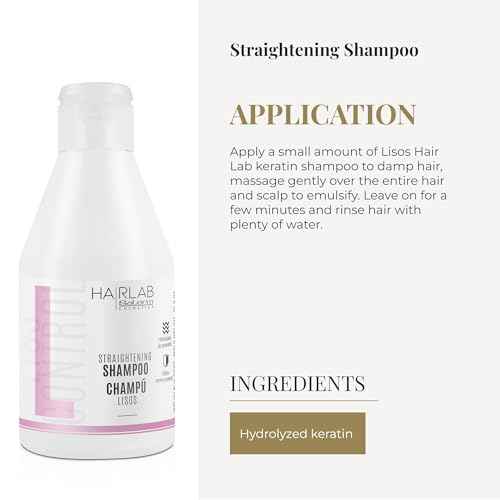SALERM Straightening Shampoo Champu Lisos, 10.8 Ounce / 300 Milliliter