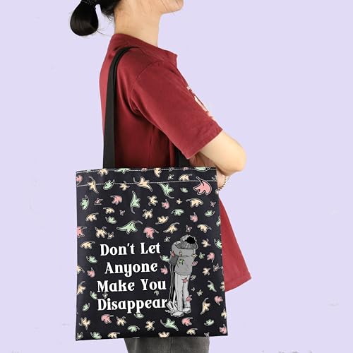 LGBTQ Gift Hi Leaves Tote Bag Spotify Inspired Gift Nick and Charlie Gifts BL Boys Love Gifts (disappear blk)