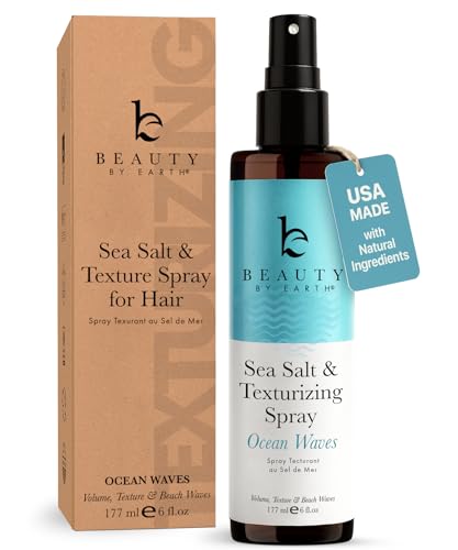 Sea Salt Spray for Waves & Volume - Aloe-Enhanced, 6oz