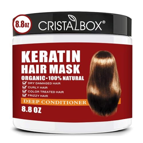 CRISTALBOX Keratin Hair Mask - Deep Conditioning Treatment 250g