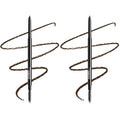 wet n wild Ultimate Brow Micro Eyebrow Retractable Pencil, Dark Brown, Ultra Fine 1.5mm Tip, Draws Tiny Brow Hairs (Pack of 2)