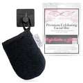 Seraphic Skincare Dual-Sided Exfoliating Facial Mitt & Face Scrubber