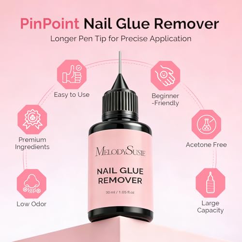 MelodySusie Nail Glue Remover 30ML Acetone-Free