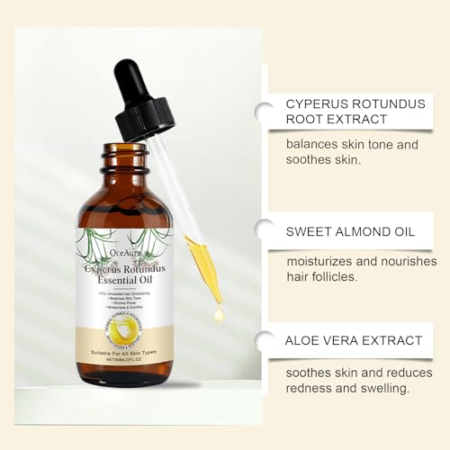 Natural Cyperus Rotundus Oil for Hair Removal & Skin Care