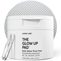 Rice Toner Pads Korean Skin Care Daily Exfoliating Pads for Face: THE GLOW UP Centella AHA PHA Niacinamide Brightening Toner for Mens Skincare, Facial Cleansing, Acne Pores, Dark Spots & Skin Radiance