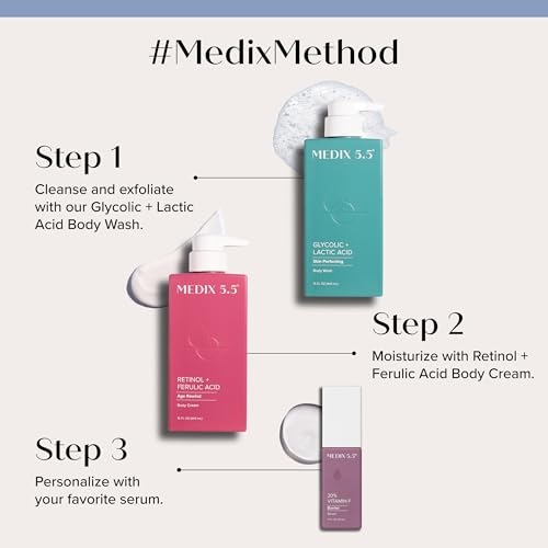 Medix 5.5 Retinol Body Lotion | Anti-Aging Firming Moisturizer