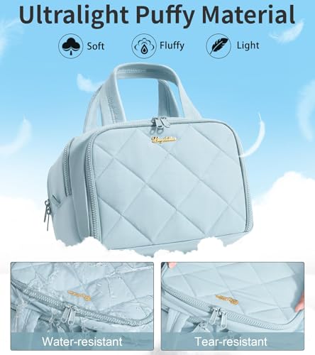 Large Waterproof Quilted Toiletry Bag for Women | Bagstellar