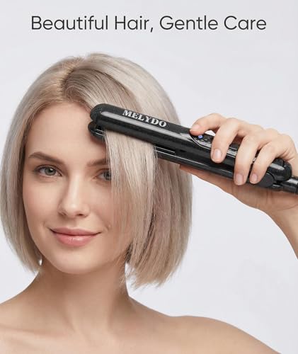 Mini Flat Iron Ceramic Tourmaline Hair Straightener Travel