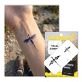 InkDance Semi-Permanent Tattoo Flying Dragon, 1-2 Week Waterproof