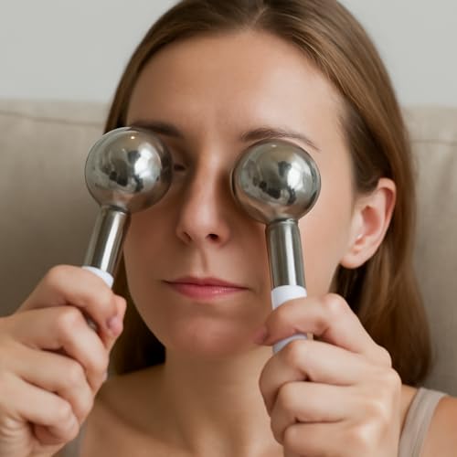 Ice Roller for Face - Stainless Steel Cryo Globes by ZminRN