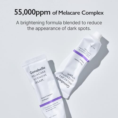 Genabelle Melacare Intensive Cream ? Targeted Care for Uneven Skin Tone, Hydrating & Nourishing Daily Moisturizer with Niacinamide and Tranexamic Acid 1.69 fl oz