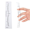 100pcs Disposable Eyebrow Ruler Stencils for Microblading