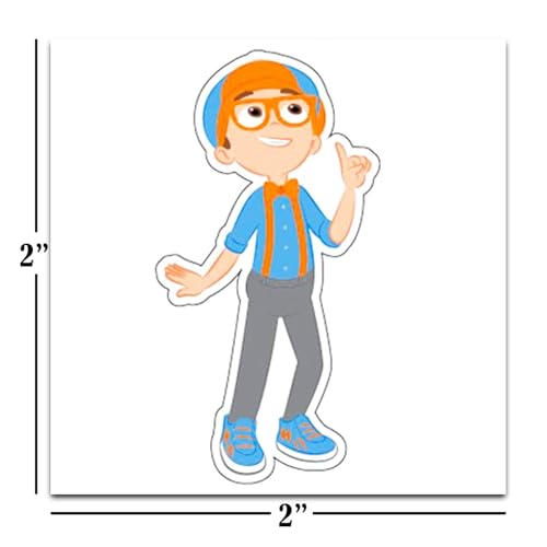 Blippi Temporary Tattoos for Kids - 72 Pack Party Favors