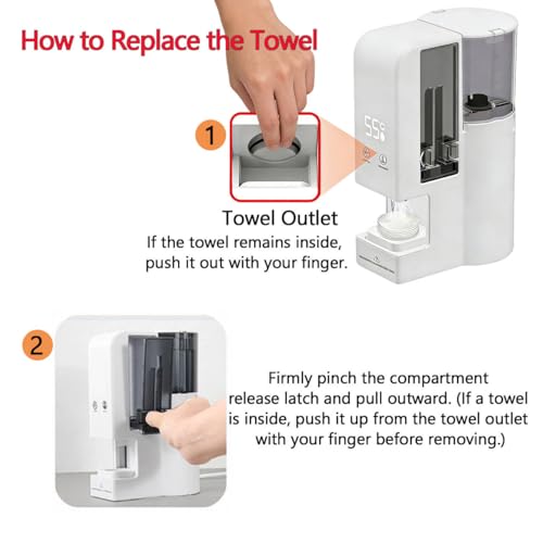 Hot Towel Warmer Dispenser Machine + 100 Towels