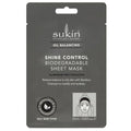 Sukin Oil Balancing Shine Control Sheet Mask Sachet, 0.85 Oz (Pack of 8)