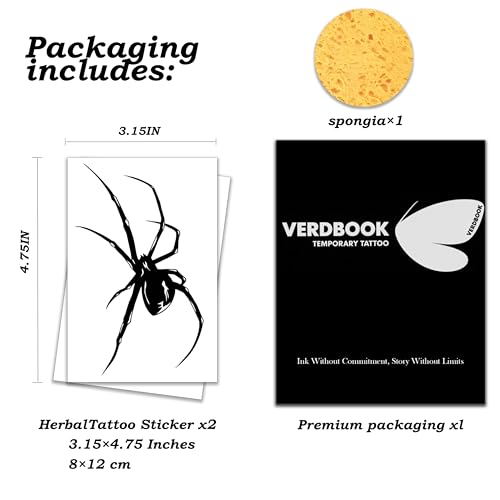 Waterproof Temporary Tattoos - 2 Sheet Kit, 7-15 Day Wear