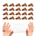 Brown 20 PCS Bun Hair Nets Women Elastic Mesh Edge Hair Net