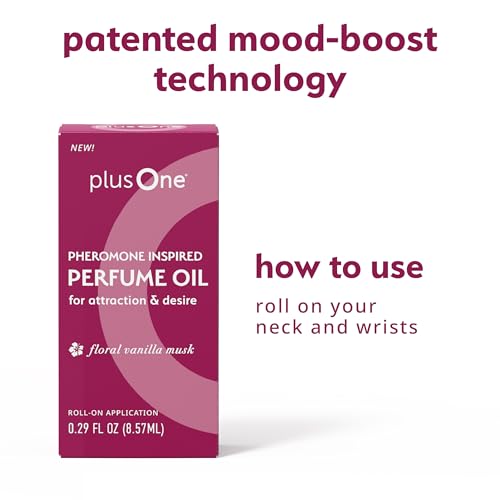 plusOne Floral Vanilla Musk Pheromone Perfume Oil 0.34 fl oz – Travel Rollerball