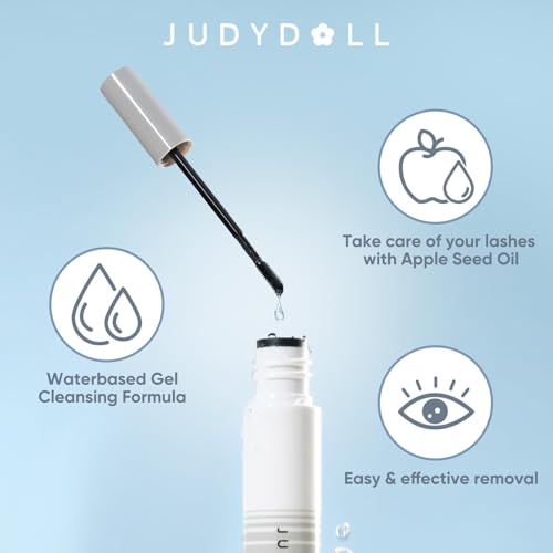 JUDYDOLL Mascara Remover- Gentle Remover for Waterproof Eye Makeup, Great Cleanser for Judydoll Iron Mascara, No Irritation, Fast, Safe & Easy, Sensitive Skin Friendly