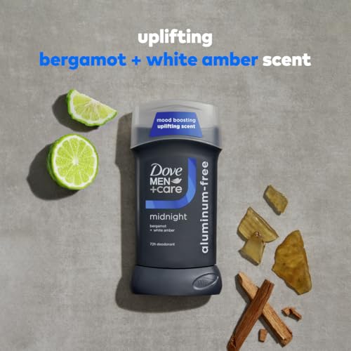 Aluminum-Free Deodorant Stick, Bergamot & White Amber Scent, 3 oz