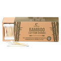 Bamboo Cotton Swabs 500 Count - Eco-Friendly & Pure Cotton
