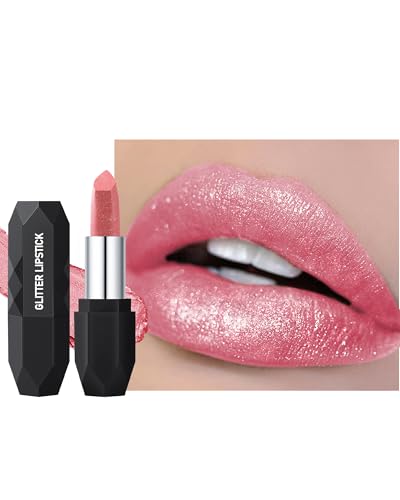 Diamond Glitter Lipstick with Creamy Texture | Long Lasting Shimmer