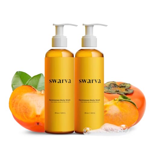 Japanese Persimmon Body Wash 2 Pack - Natural Odor Control for Sensitive Skin