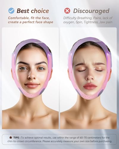 V-Line Silicone Chin Strap for Jawline Sculpting & Double Chin Reduction