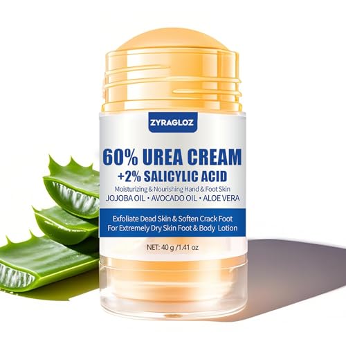 ZyraGloz 60% Urea Cream Stick with 2% Salicylic Acid for Cracked Heels