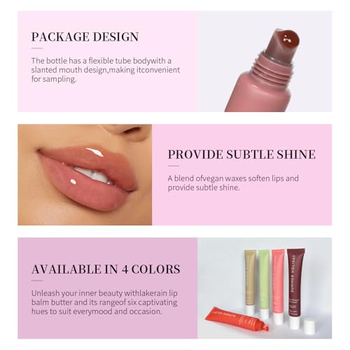 7PCS Lip Gloss Set - Hydrating Moisturizing Lip Balm & Lip Gloss for Dry Lips