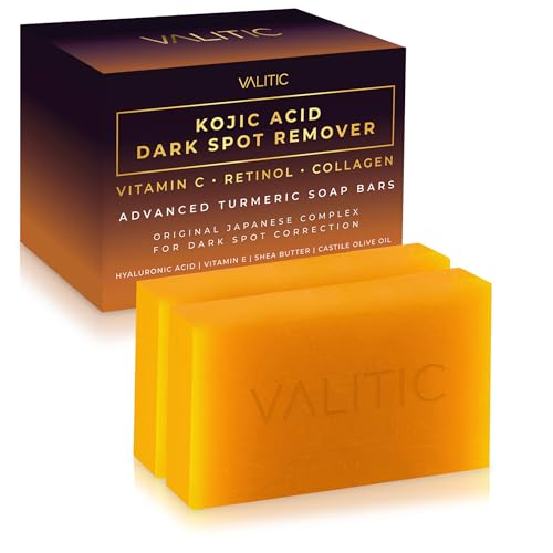 Kojic Acid Dark Spot Remover Soap with Vitamin C & Turmeric