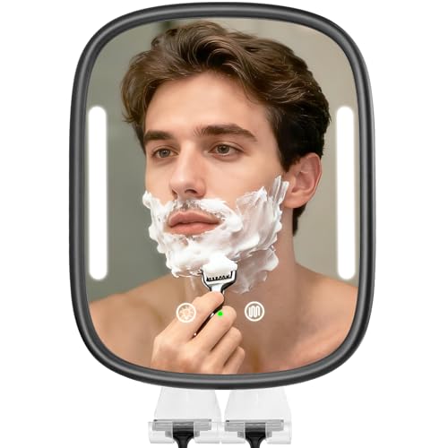 Showvigor Fogless Shower Mirror with LED Light & Heating