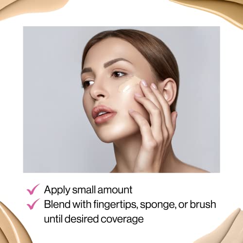 wet n wild Photo Focus Matte Liquid Foundation Peach Natural, Vegan & Cruelty-Free (Pack of 2)