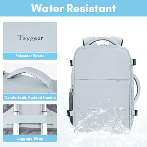 Taygeer 35L Airline Carry-On Backpack for Women