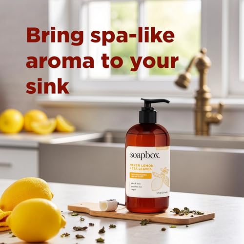 Soapbox Meyer Lemon & Tea Leaves Liquid Hand Soap - Wash 3 Pack