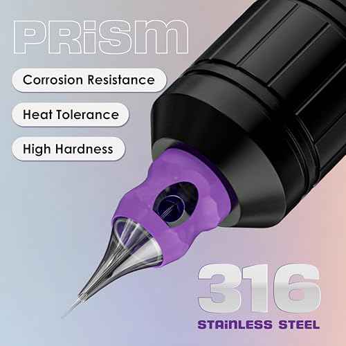 50pcs Neebol Tattoo Cartridge Needles Disposable Assorted Mixed Sizes Tattoo Needles #12 Standard Round Liner 3RL 5RL 7RL 9RL 11RL for Tattoo Pen Machine Permanent Makeup Body Art Tattoo Supplies