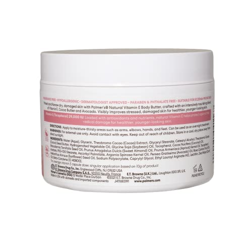 Palmer's Vitamin E Body Butter, 7.25 Ounce (Pack of 2)