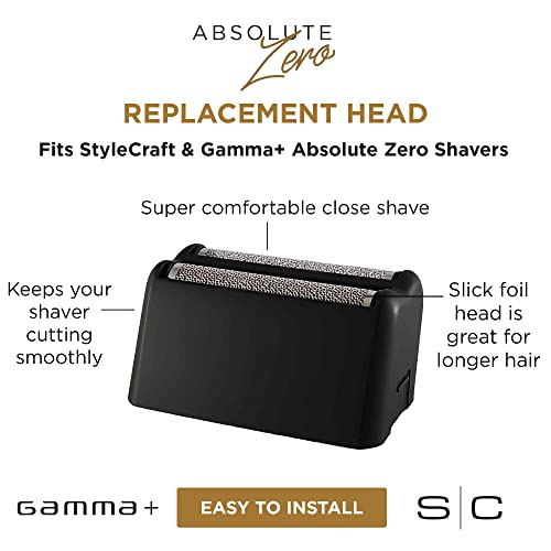 GAMMA+ Absolute Zero Mens Foil Shaver Collection