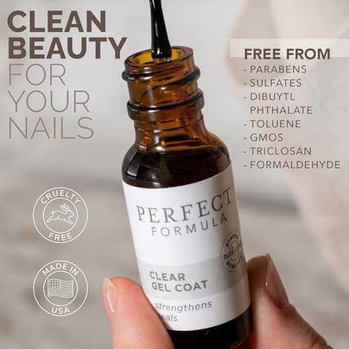 Perfect Formula Clear Gel Coat Nail Strengthener & Keratin Treatment