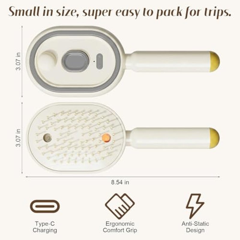 Electric Spray Air Cushion Massage Comb for Frizzy Hair
