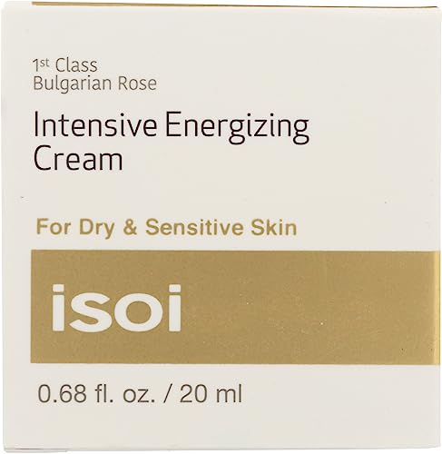 isoiBulgarian Rose Intensive Energizing Cream - For Dry & Sensitive Skin, Ultra Moisturizing, Anti-Aging, Lifting, Firming, Brightening 60ml