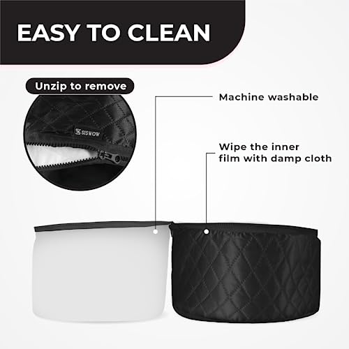 SISWOW Hair Steamer Cap - 10 Heat Levels, Deep Conditioning