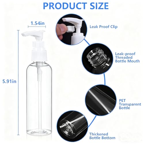 14-Piece Travel Bottle Set, TSA-Approved Leak-Proof Toiletries