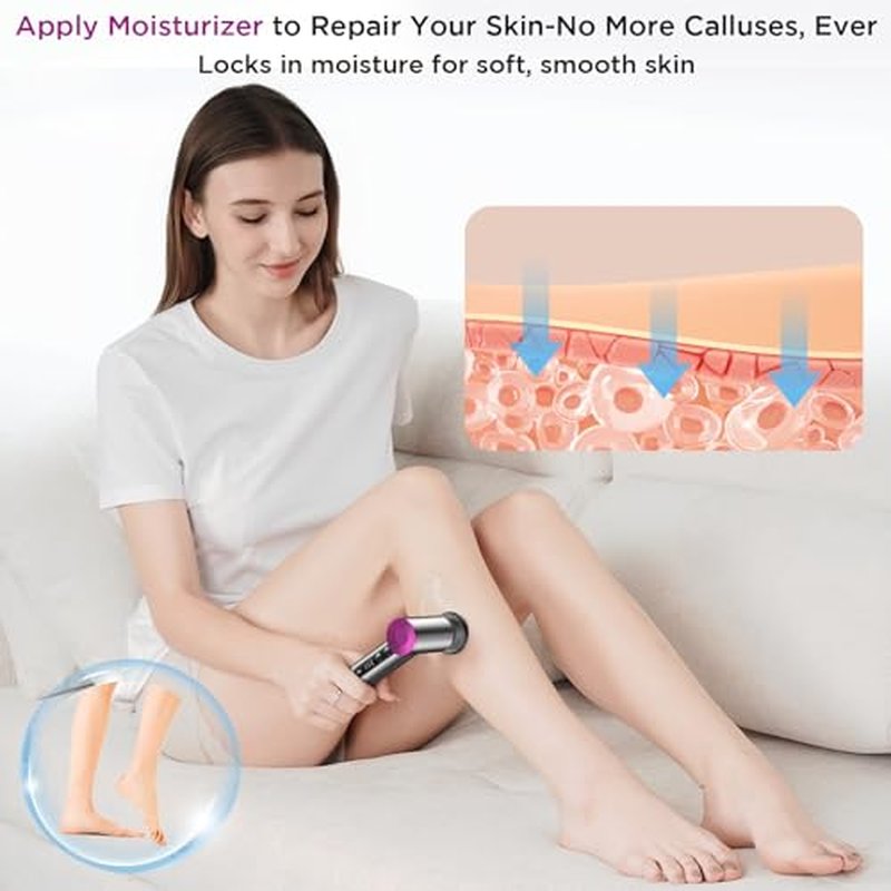 Electric Foot Callus Remover with Nano Glass Heads